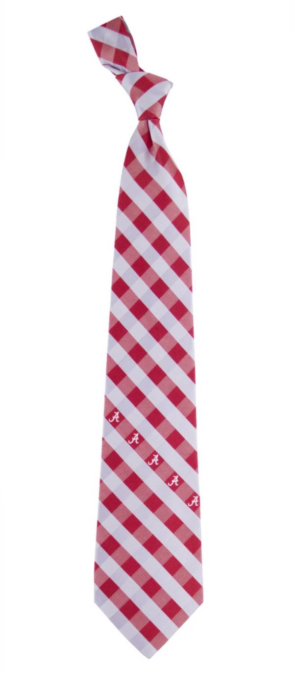 Eagles Wings Alabama Crimson Tide Check Necktie