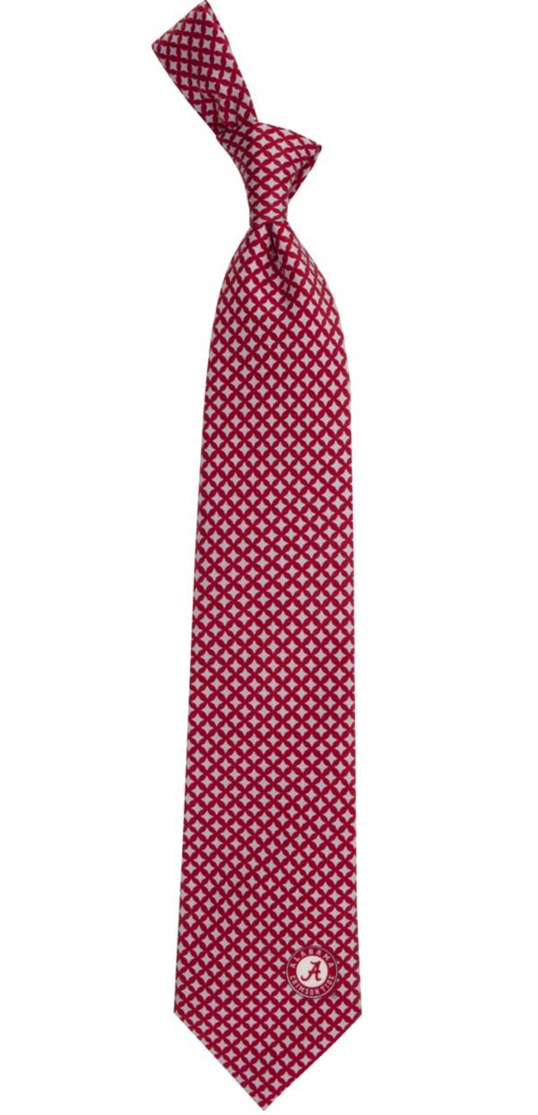 Eagles Wings Alabama Crimson Tide Print Silk Necktie