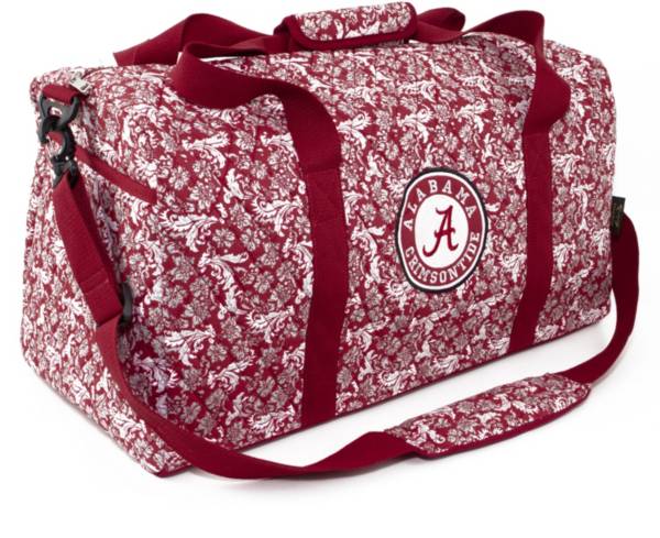 Eagles Wings Alabama Crimson Tide Quilted Cotton Large Duffle Bag