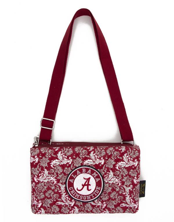 Eagles Wings Alabama Crimson Tide Quilted Cotton Cross Body Purse