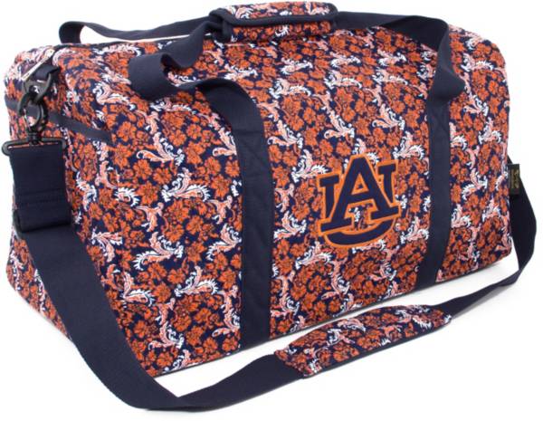 Eagles Wings Auburn Tigers Quilted Cotton Large Duffle Bag