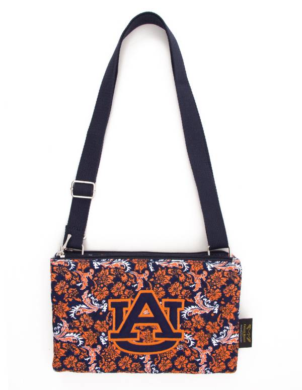 Eagles Wings Auburn Tigers Quilted Cotton Cross Body Purse