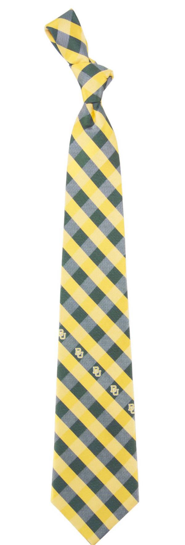 Eagles Wings Baylor Bears Check Necktie