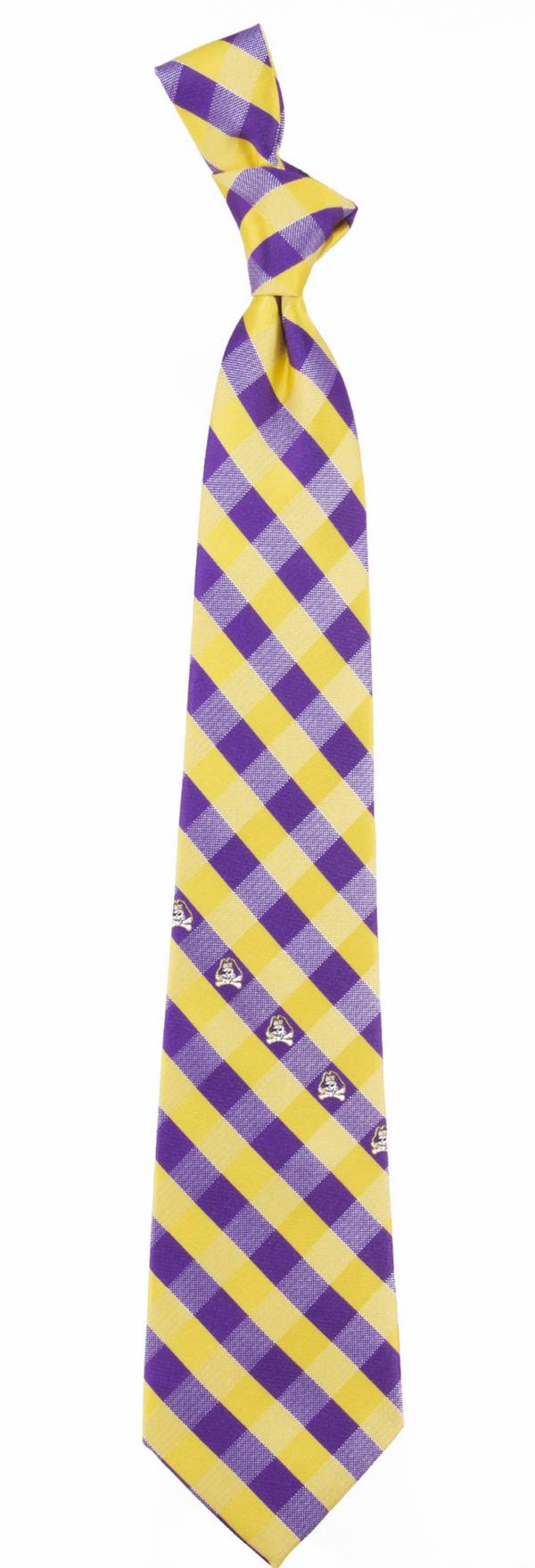 Eagles Wings East Carolina Pirates Check Necktie