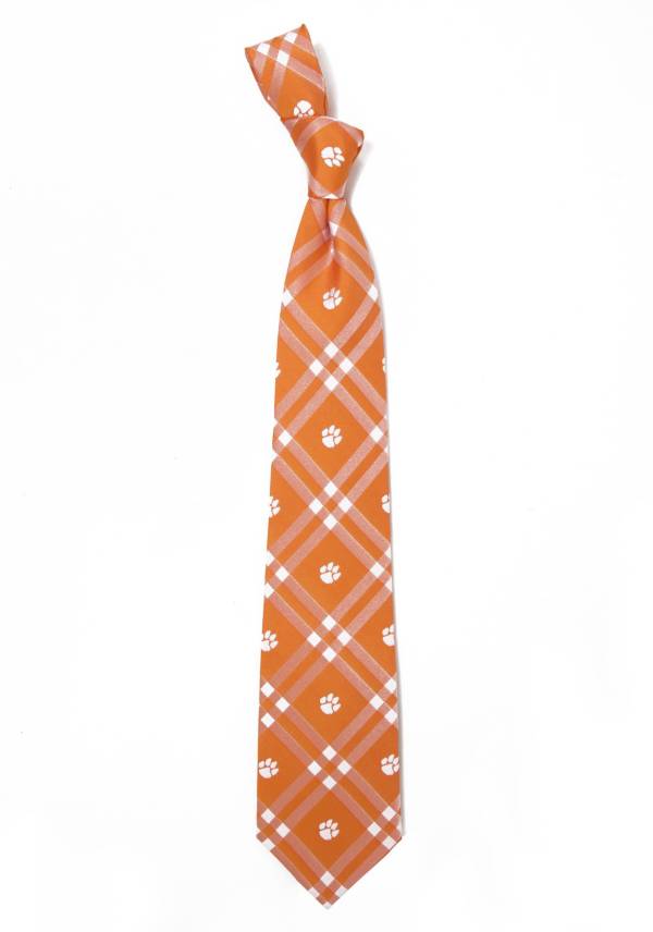 Eagles Wings Clemson Tigers Woven Polyester Necktie