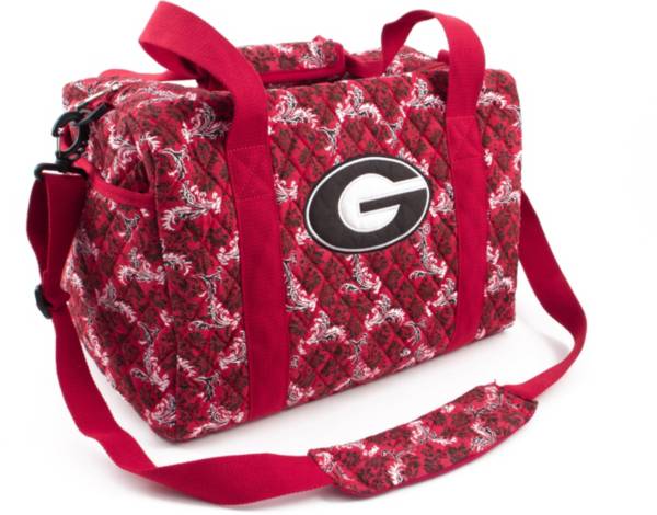 Eagles Wings Georgia Bulldogs Quilted Cotton Mini Duffle Bag