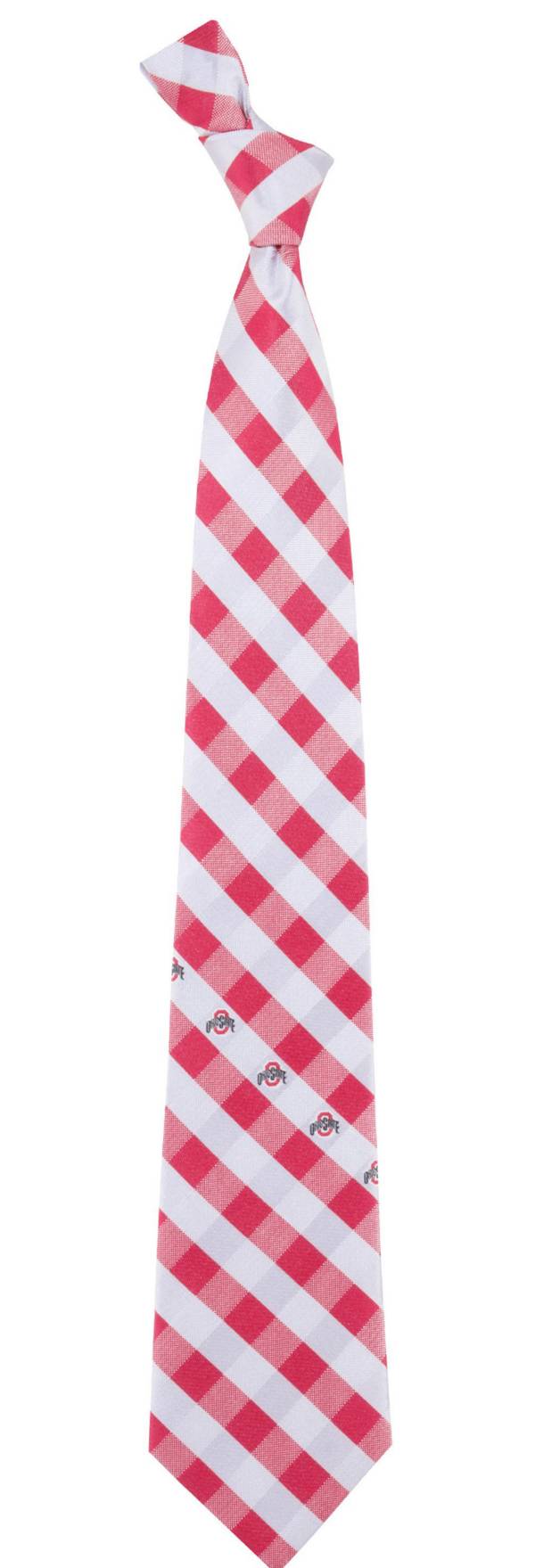Eagles Wings Ohio State Buckeyes Check Necktie product image