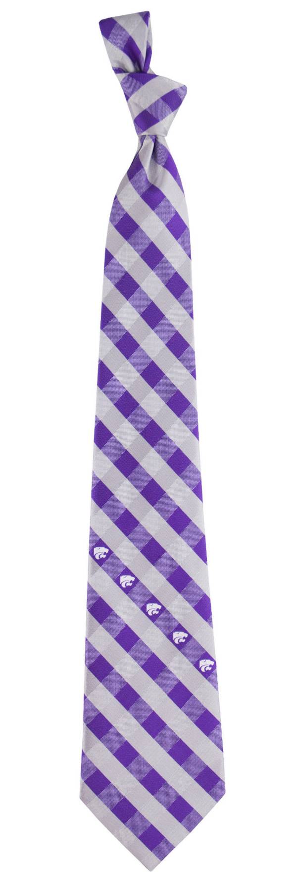 Eagles Wings Kansas State Wildcats Check Necktie product image