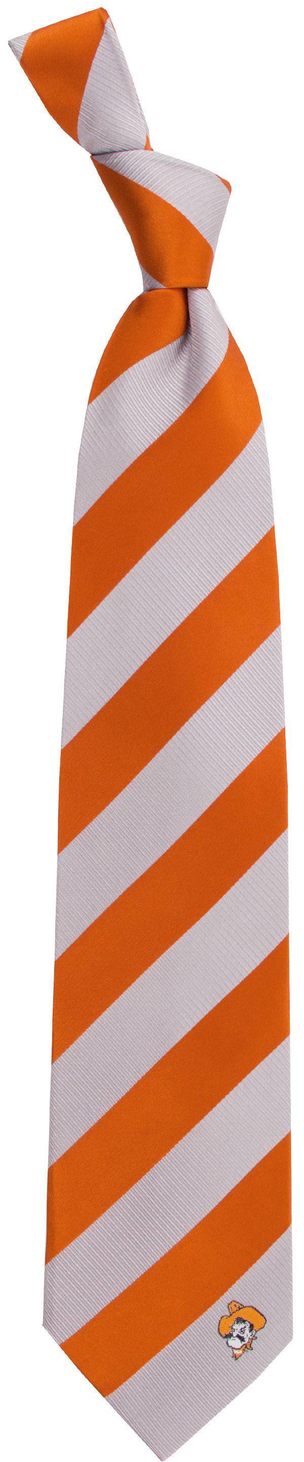 Eagles Wings Oklahoma State Cowboys Woven Silk Necktie