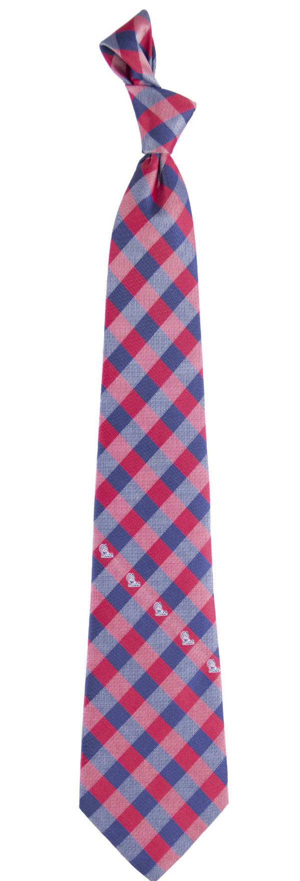 Eagles Wings Ole Miss Rebels Check Necktie