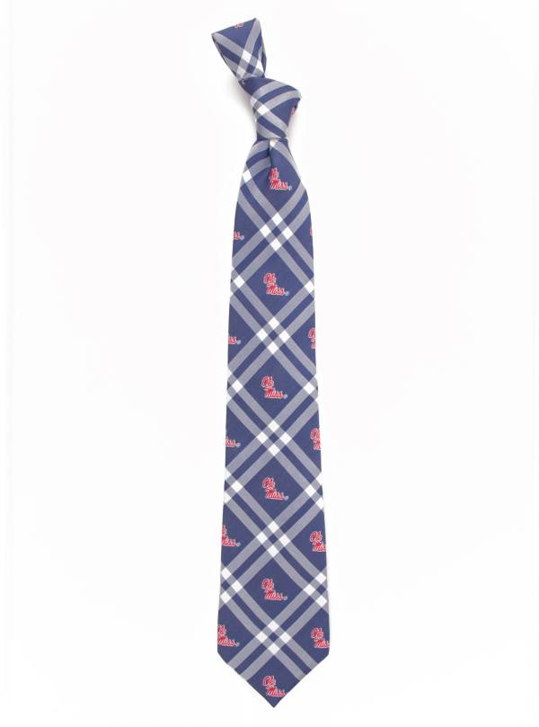 Eagles Wings Ole Miss Rebels Woven Polyester Necktie