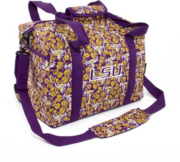 Eagles Wings LSU Tigers Quilted Cotton Mini Duffle Bag product image