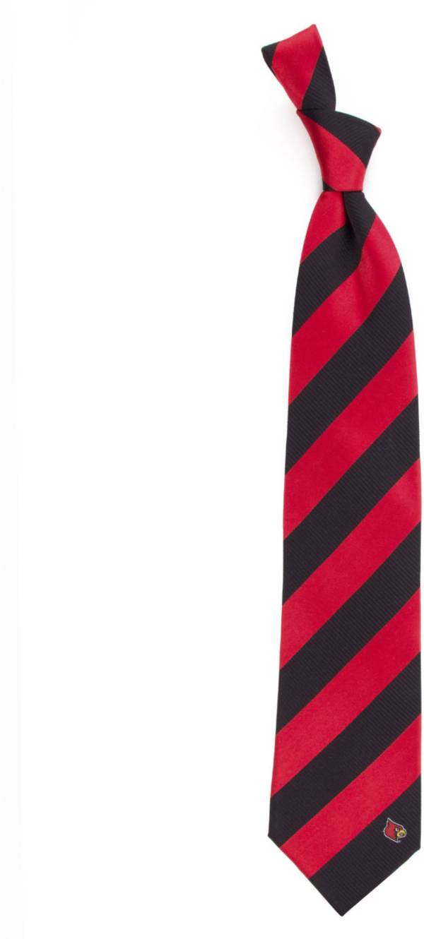 Eagles Wings Louisville Cardinals Woven Silk Necktie