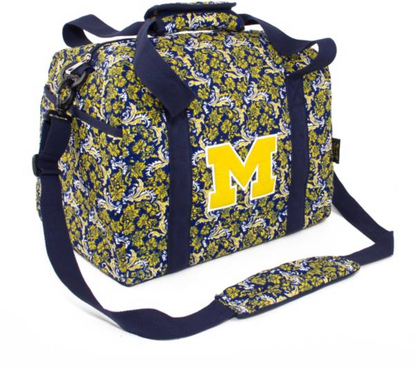 Eagles Wings Michigan Wolverines Quilted Cotton Mini Duffle Bag