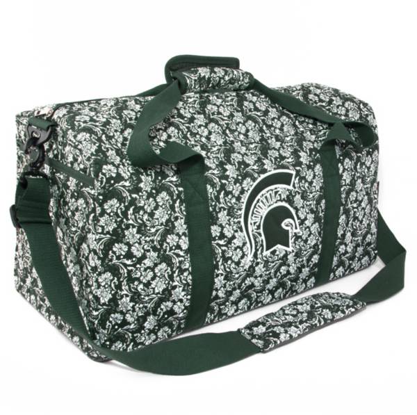 Eagles Wings Michigan State Spartans Quilted Cotton Large Duffle Bag product image