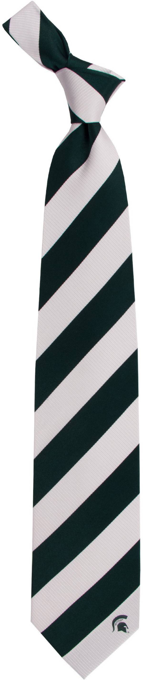 Eagles Wings Michigan State Spartans Woven Silk Necktie