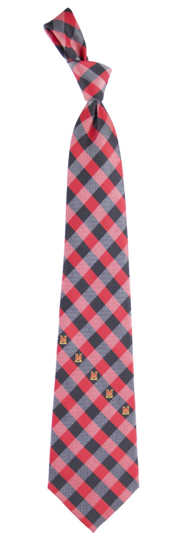 Eagles Wings Maryland Terrapins Check Necktie