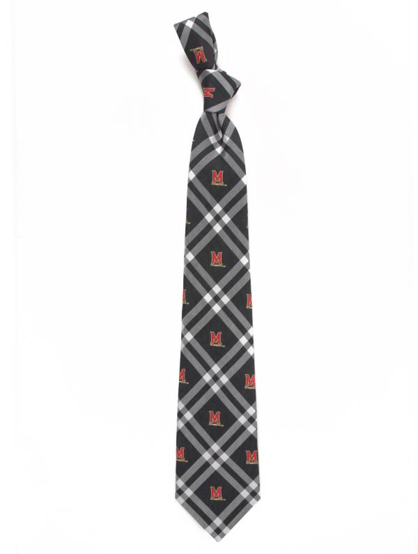 Eagles Wings Maryland Terrapins Woven Polyester Necktie