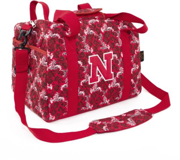 Eagles Wings Nebraska Cornhuskers Quilted Cotton Mini Duffle Bag