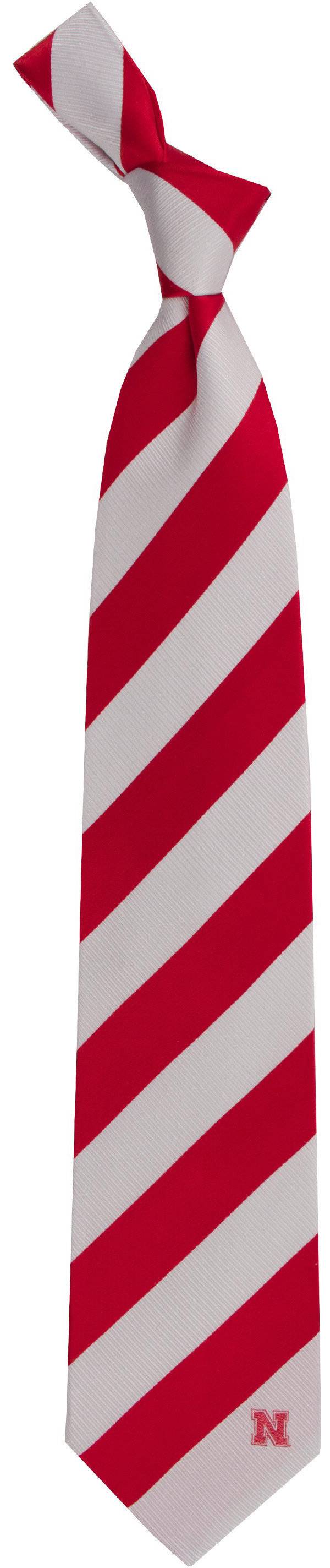 Eagles Wings Nebraska Cornhuskers Woven Silk Necktie