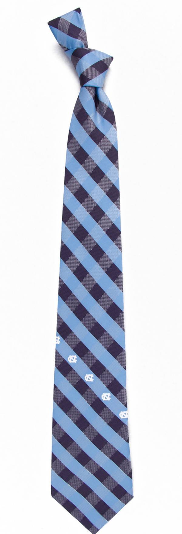 Eagles Wings North Carolina Tar Heels Check Necktie