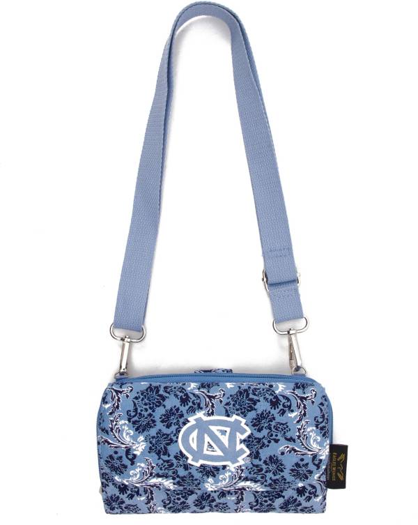 Eagles Wings North Carolina Tar Heels Quilted Cotton Cross Body Wallet