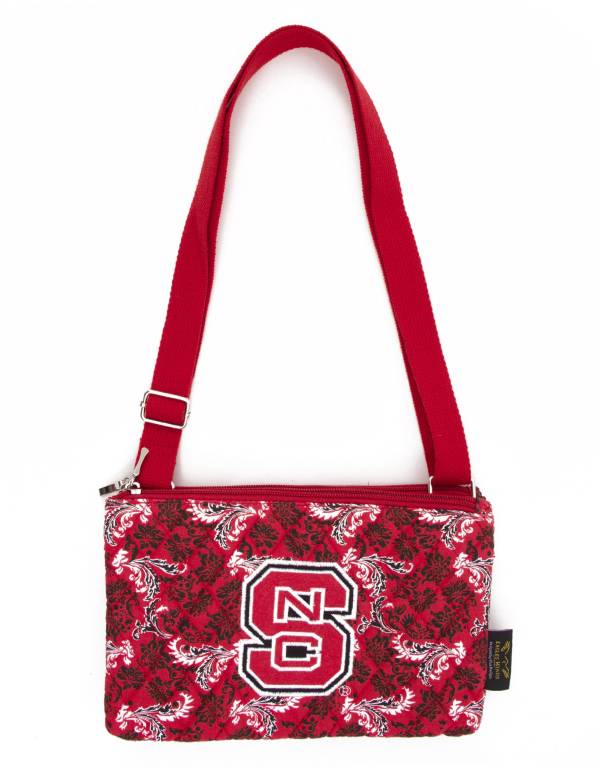 Eagles Wings NC State Wolfpack Quilted Cotton Cross Body Purse