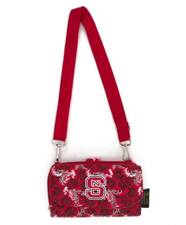 Eagles Wings NC State Wolfpack Quilted Cotton Cross Body Wallet