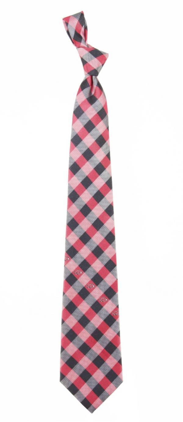 Eagles Wings Arkansas Razorbacks Check Necktie