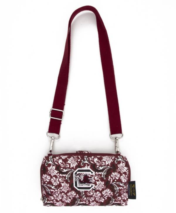 Eagles Wings South Carolina Gamecocks Quilted Cotton Cross Body Wallet