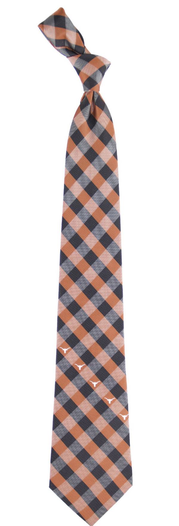 Eagles Wings Texas Longhorns Check Necktie