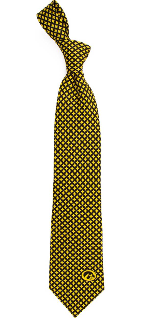 Eagles Wings Iowa Hawkeyes Print Silk Necktie