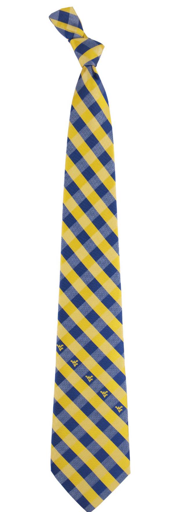 Eagles Wings West Virginia Mountaineers Check Necktie