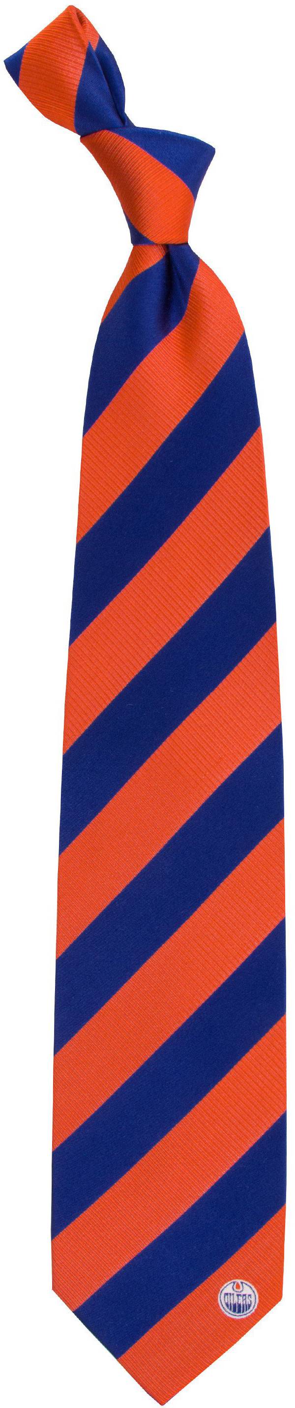 Eagles Wings Edmonton Oilers Woven Silk Necktie