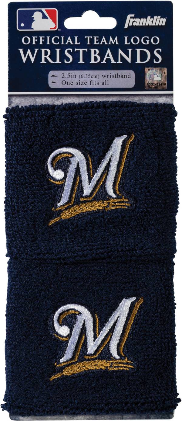 Franklin Milwaukee Brewers Embroidered Wristbands