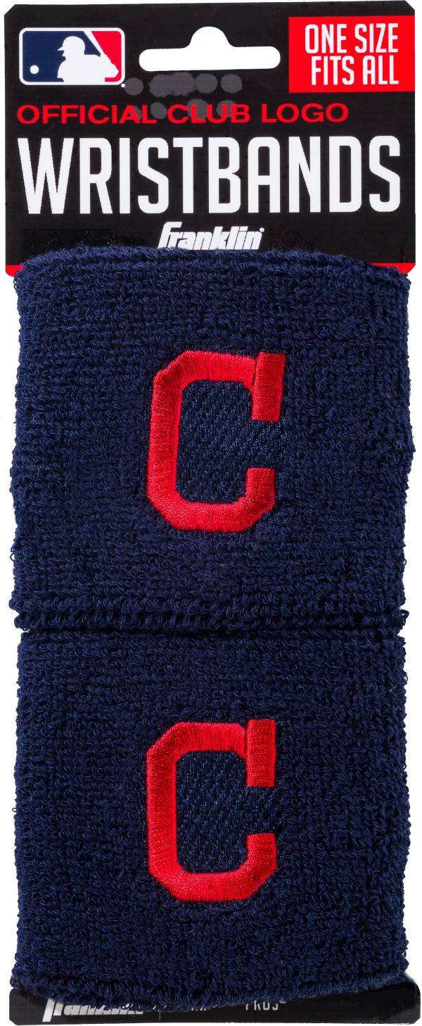 Franklin Cleveland Indians Embroidered Wristbands