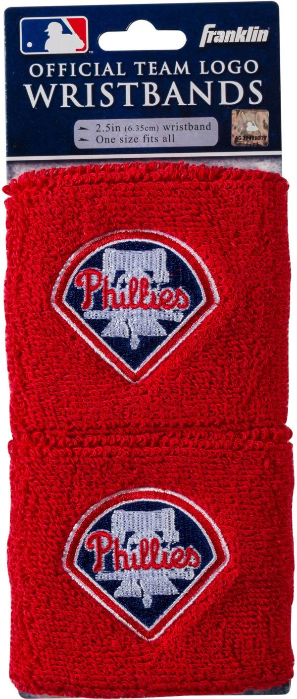 Franklin Philadelphia Phillies Embroidered Wristbands