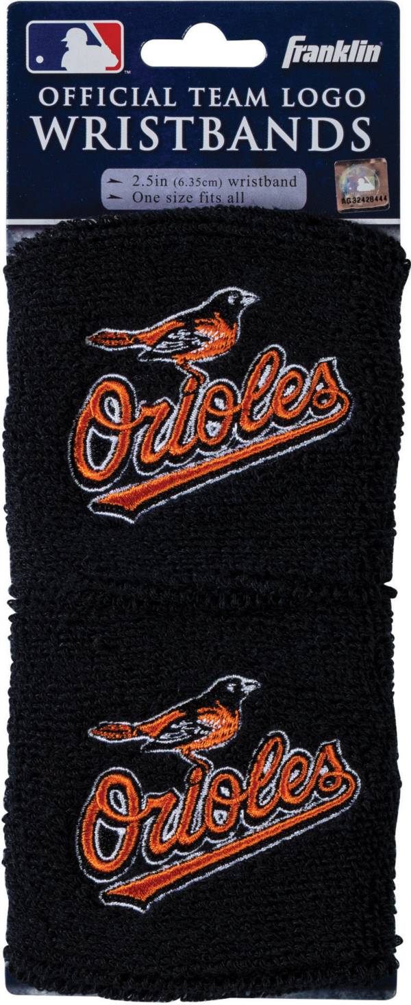 Franklin Baltimore Orioles Embroidered Wristbands