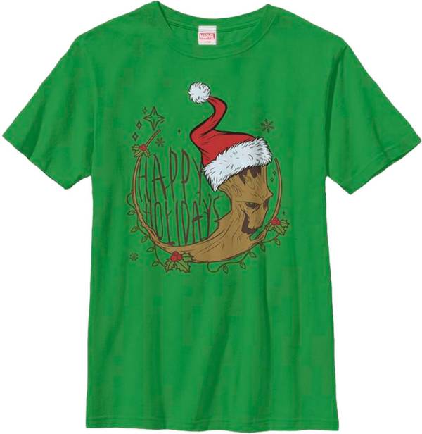 Fifth Sun Boys' Marvel Groot Christmas Graphic Tee