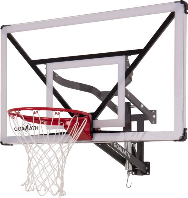 Goaliath 54” Acrylic Wall Mount Basketball Hoop