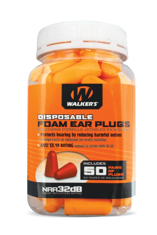 Walker's 100 Count Disposable Ear Plugs