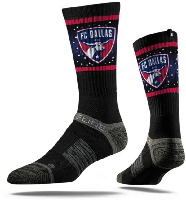 Strideline FC Dallas Black Crew Socks