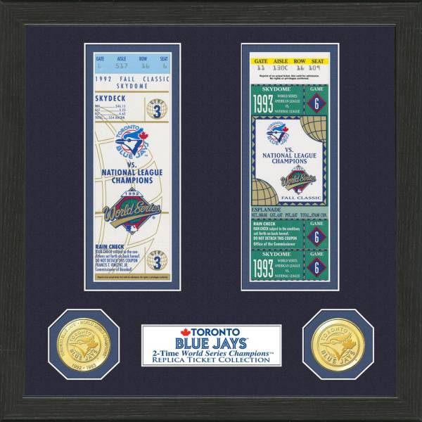 Highland Mint Toronto Blue Jays World Series Ticket Collection