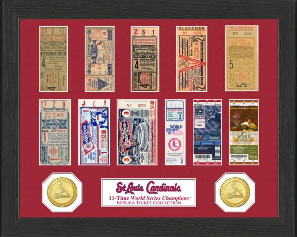 Highland Mint St. Louis Cardinals World Series Ticket Collection