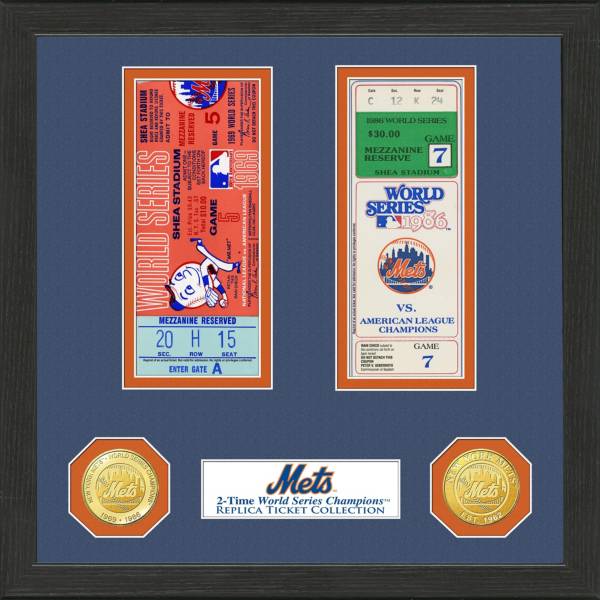 Highland Mint New York Mets World Series Ticket Collection