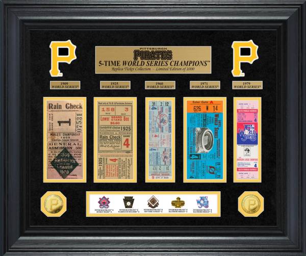 Highland Mint Pittsburgh Pirates World Series Deluxe Gold Coin & Ticket Collection