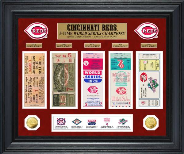 Highland Mint Cincinnati Reds World Series Deluxe Gold Coin & Ticket Collection product image