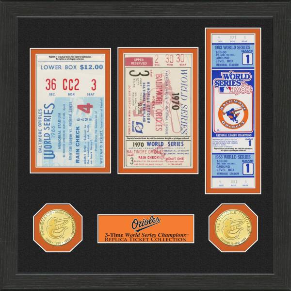 Highland Mint Baltimore Orioles World Series Ticket Collection