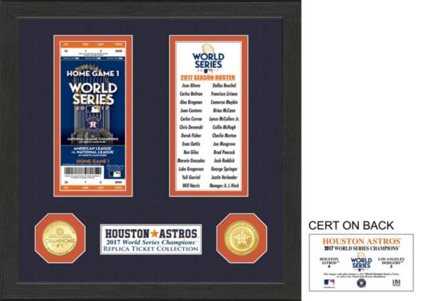 Highland Mint Houston Astros World Series Ticket Collection