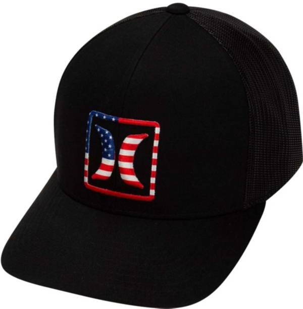 Hurley Men's USA Trucker Hat